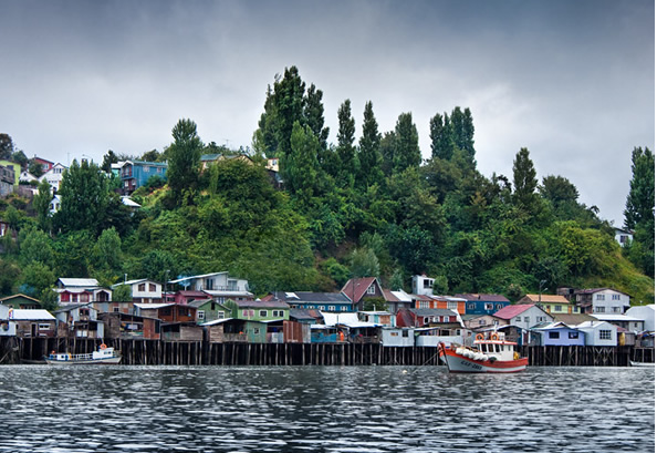 Tour a la isla de Chiloe, visitando Castro, Dalcahue y Ancud